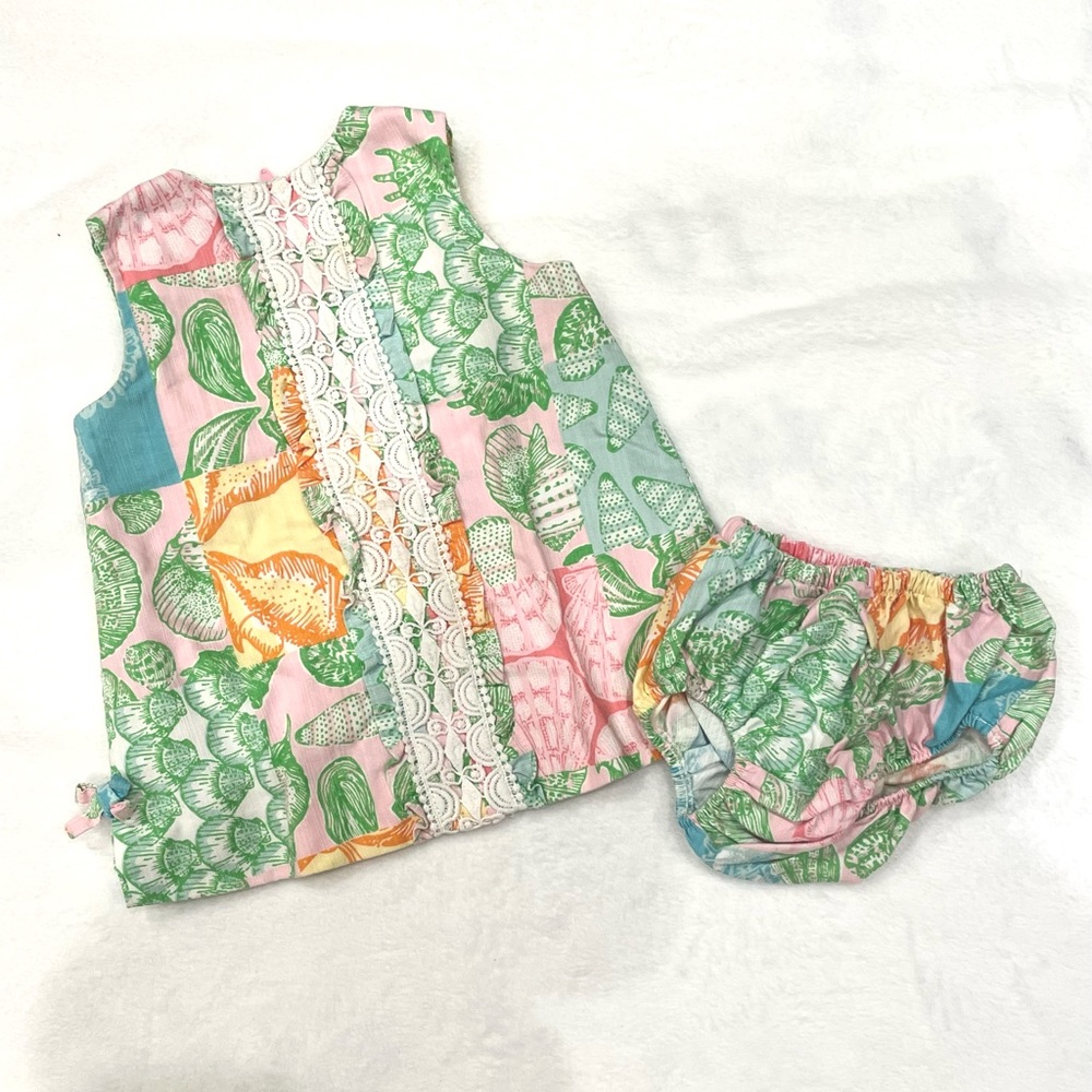 Vintage Lilly Pulitzer toddler dress with bloomers